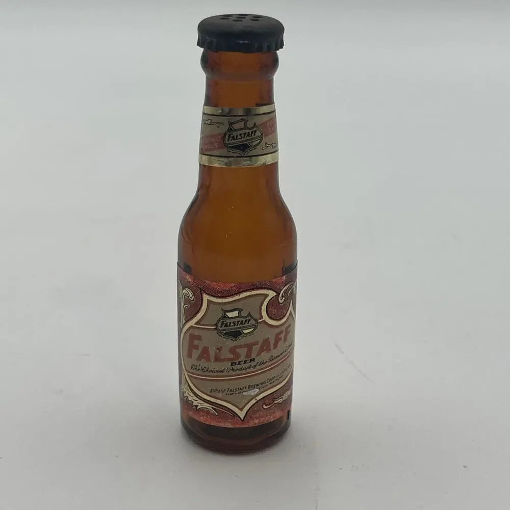 Falstaff Mini Salt & Pepper Shaker Beer Bottles - Miniature 4